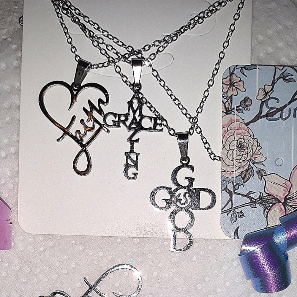 Cross Bracelet Silver‎ Charm (1 ) *FAITH long Charm on Adjustable chain NEW - Picture 5 of 11